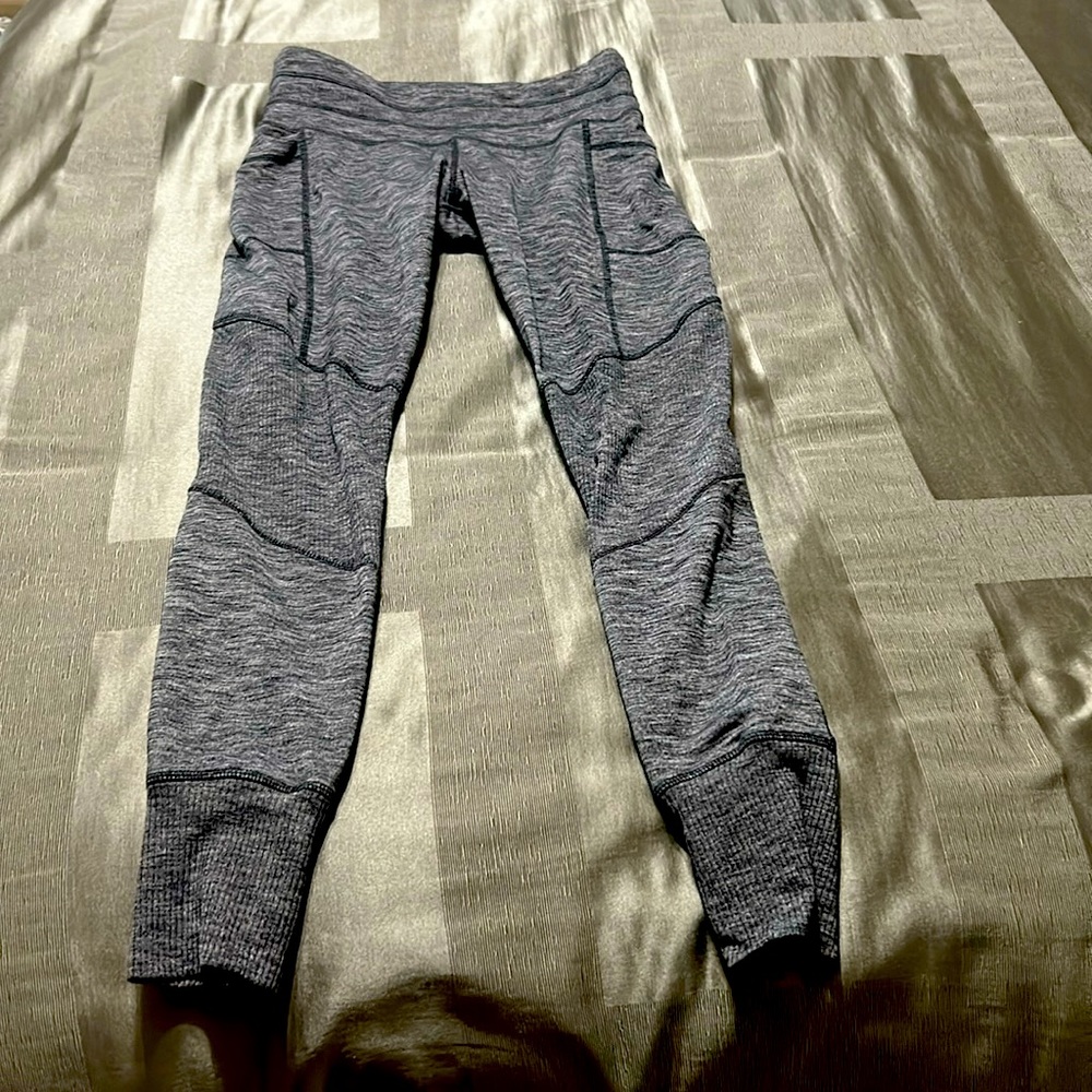 Athleta textured space dye fitted joggers